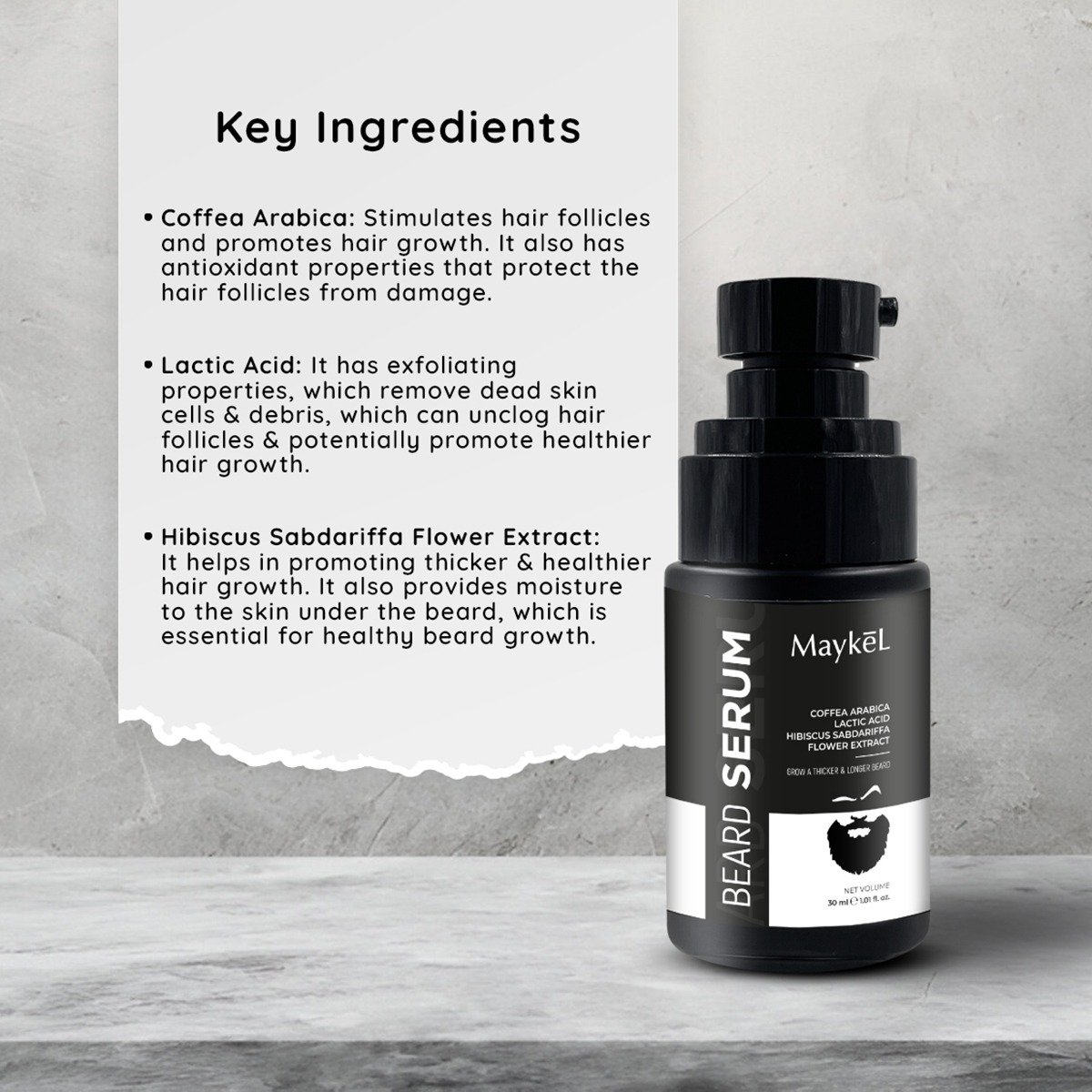 Beard Serum KEY INGREDIENTS 4 page