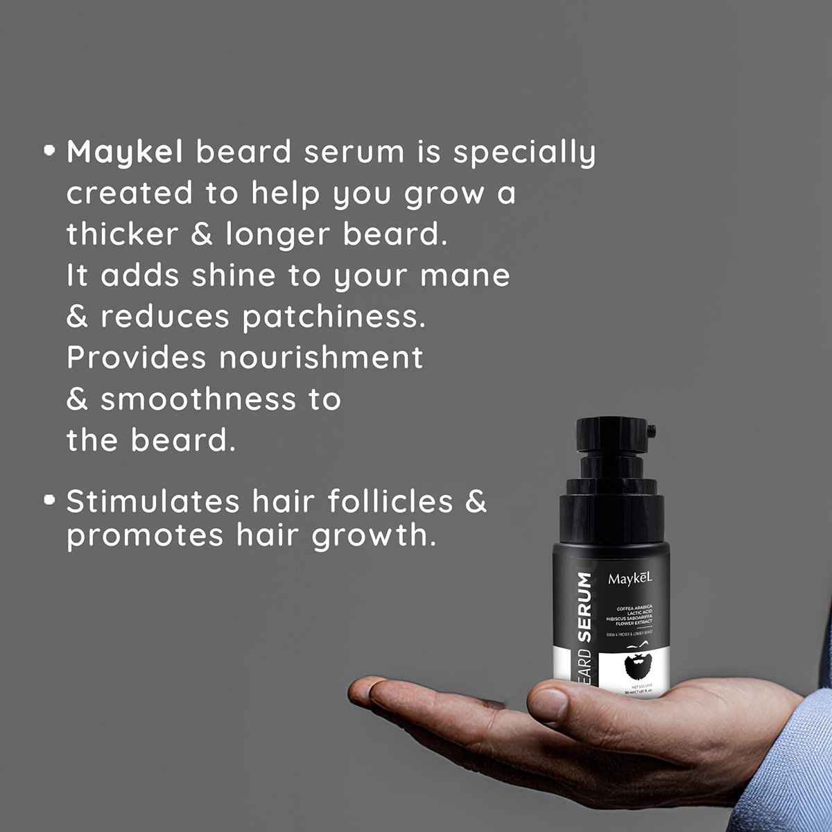 Beard Serum with BENEFITS-3 page