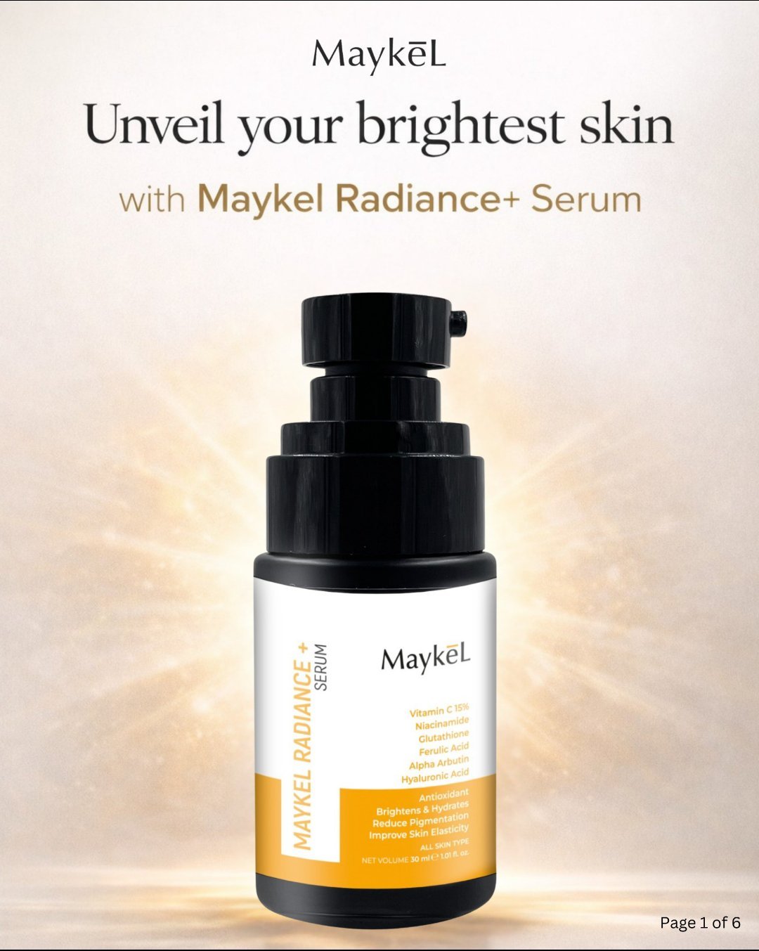 MAYKEL RADIANCE+ SERUM
