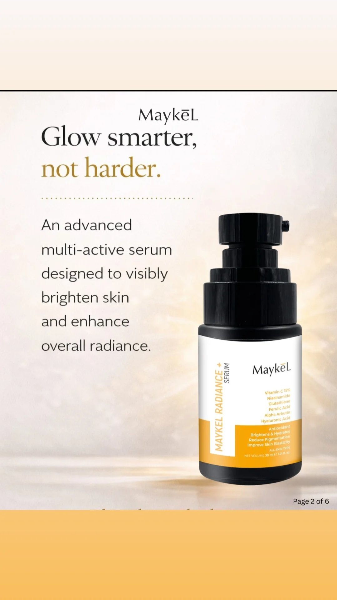 MAYKEL RADIANCE+ SERUM - Image 2